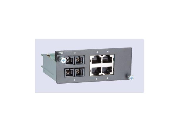 Moxa PM-7200-2SSC4TX for PT and IKS se Ethernet module for PT and IKS series 